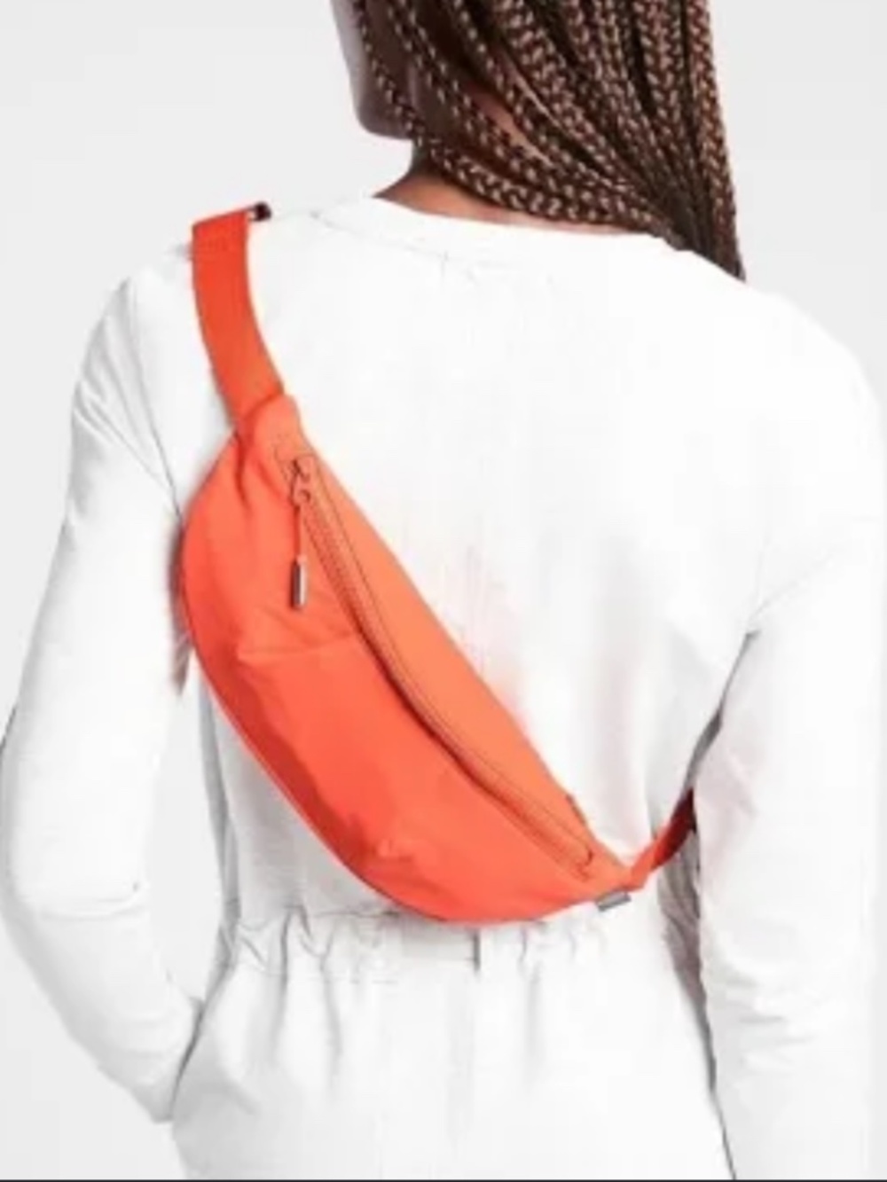 Athleta Belt Bag Waist Pack Fanny Pack Orange Hike Bike Run Errands